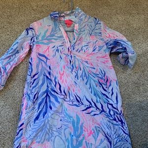 Lilly Pulitzer cover up girls size XL 14